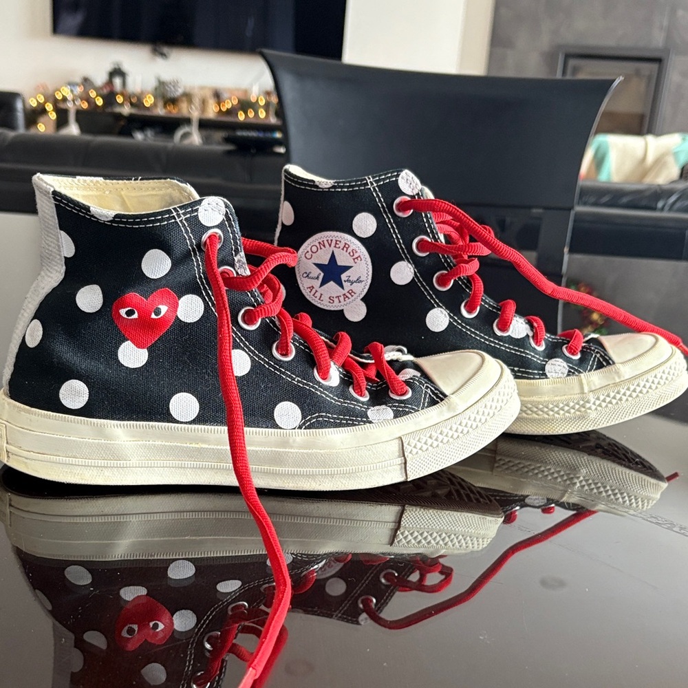 Converse x Comme des Garçons high top sneakers unisex
